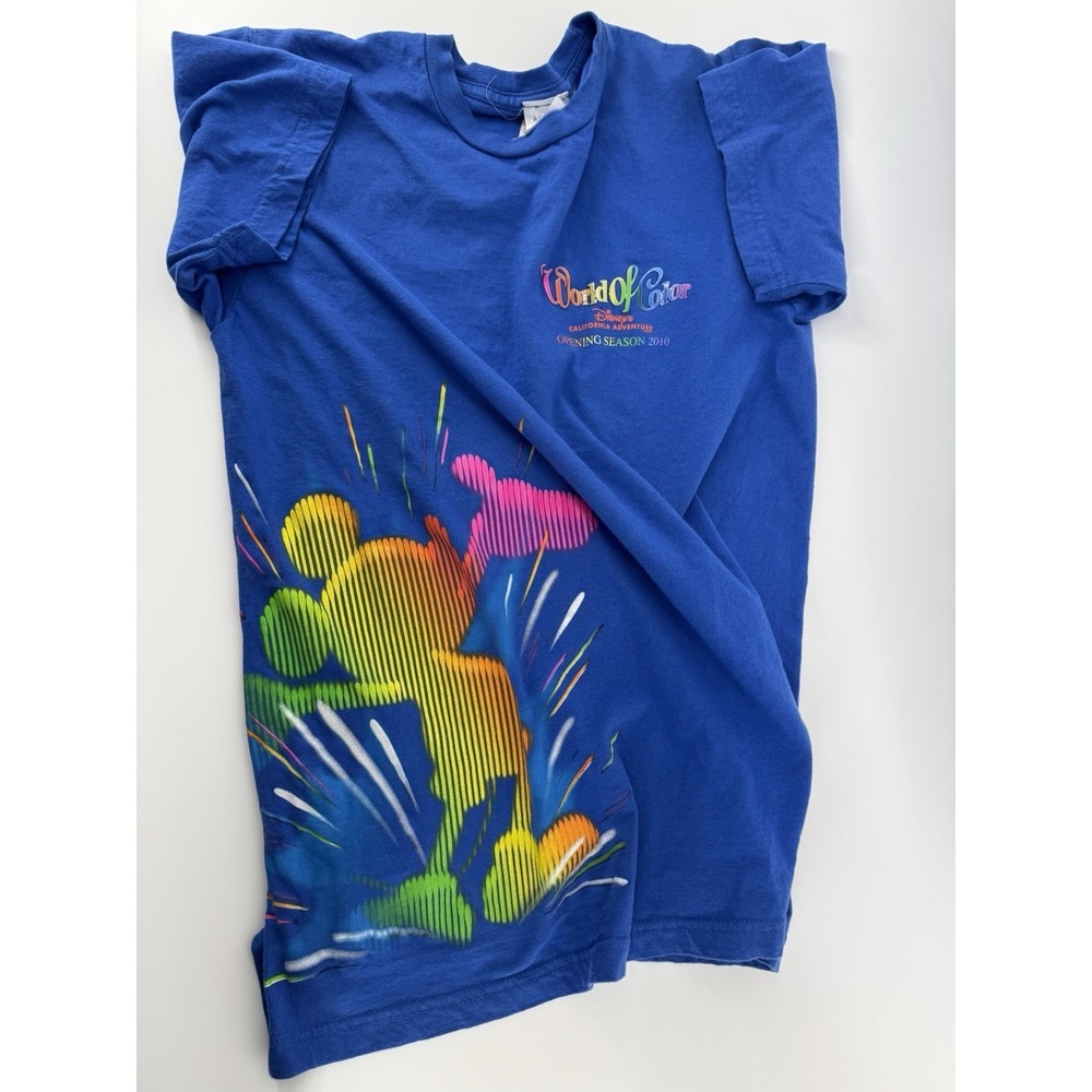 Vintage 2010 Disneyland Annual Passholder World of Color T-Shirt Graphic Size S - Picture 5 of 11